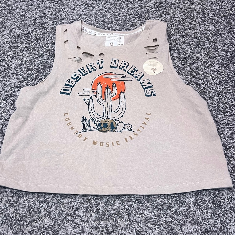 Brand new crop shirt NWT